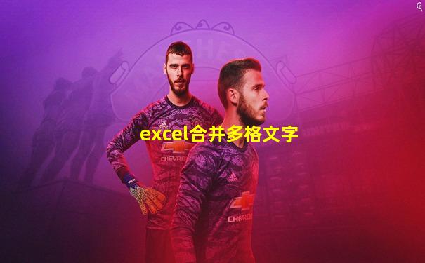 excel合并多格文字