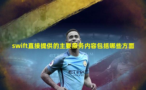 swift直接提供的主要服务内容包括哪些方面