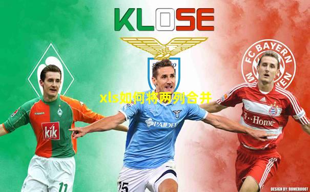 xls如何将两列合并
