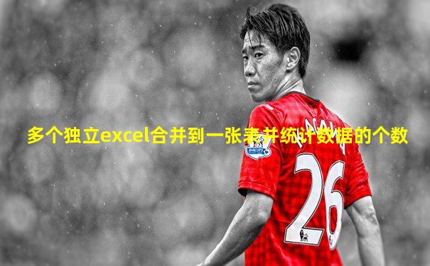多个独立excel合并到一张表并统计数据的个数