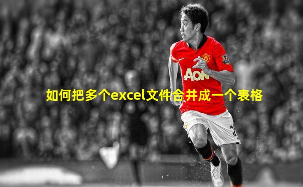 如何把多个excel文件合并成一个表格
