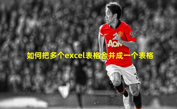 如何把多个excel表格合并成一个表格