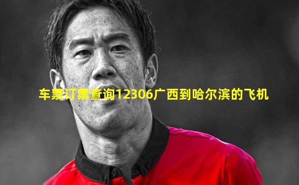 车票订票查询12306广西到哈尔滨的飞机