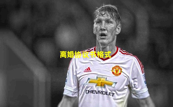 离婚协议书格式