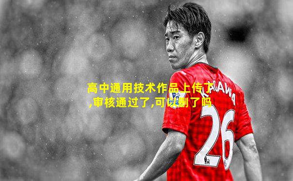 高中通用技术作品上传了,审核通过了,可以删了吗